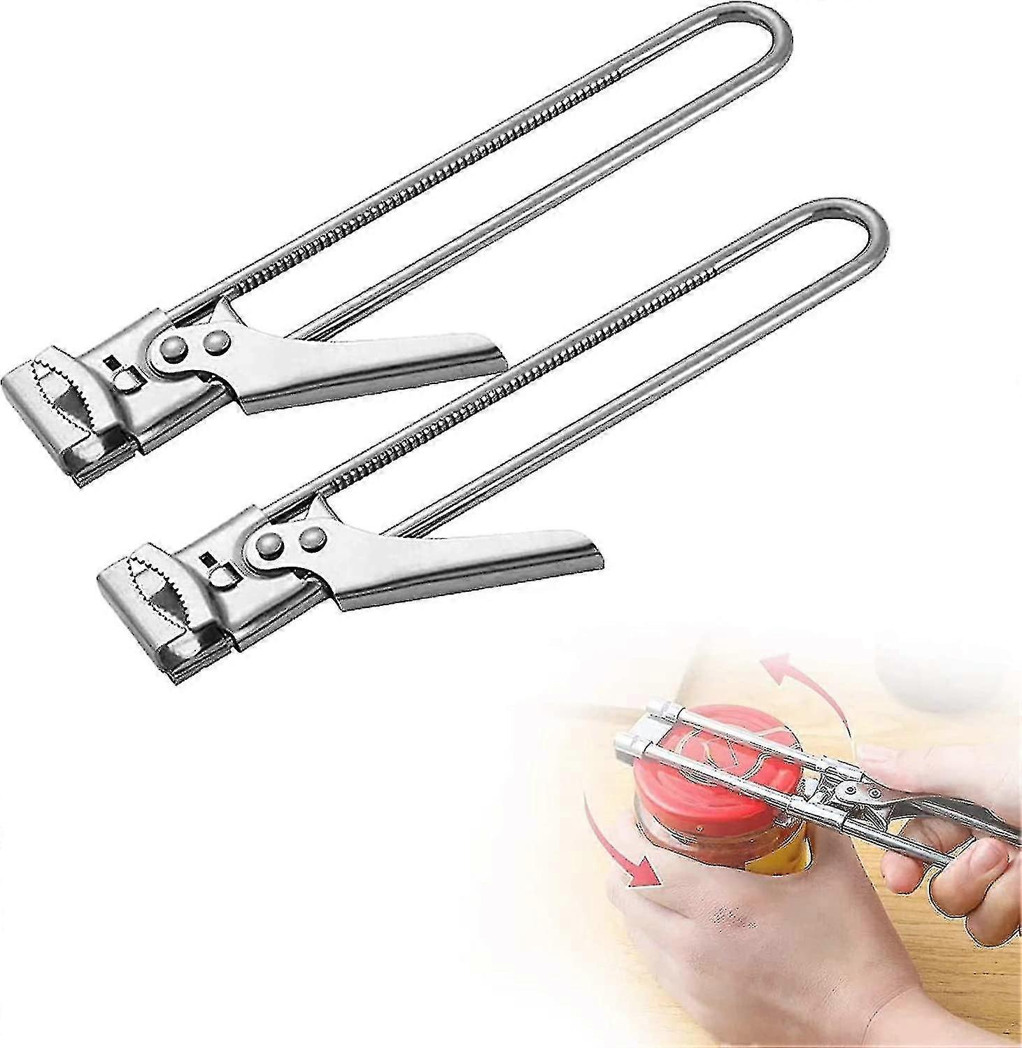 Abridor de botella principal Abrelata ajustable y abridor de botellas, 2pcs