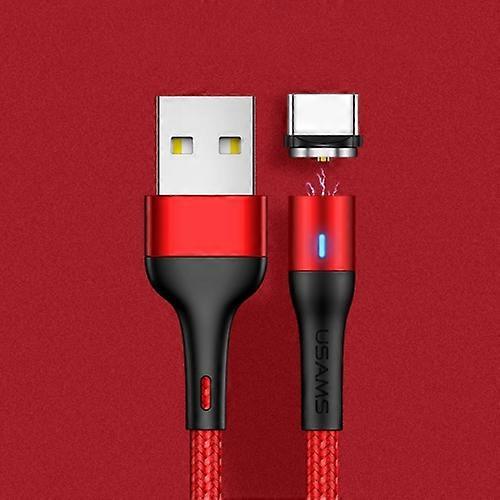 USAMS US-SJ353 U32 Type-C / USB-C Aluminium Alloy Magnetic Charging Data Cable
