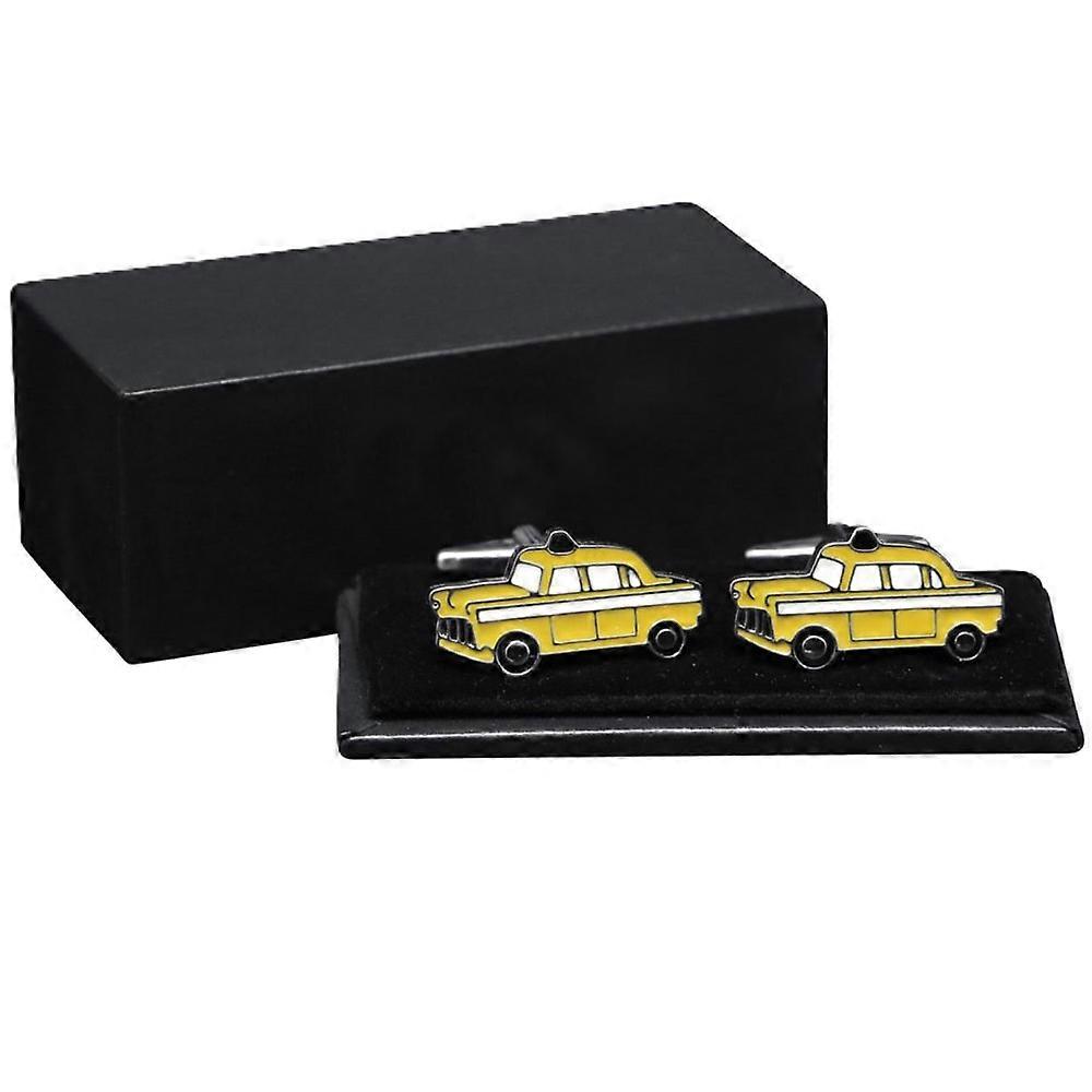 GDesign York Taxi Design Premium Quality and Durable Button Cufflinks