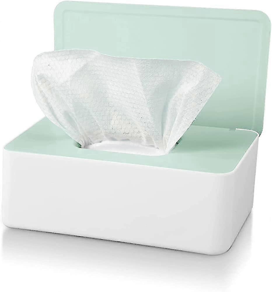 Tissue Box With Lid, Waterproof Dustproof Wet Wipes Box, Tissue Dispenser For Car Home Off