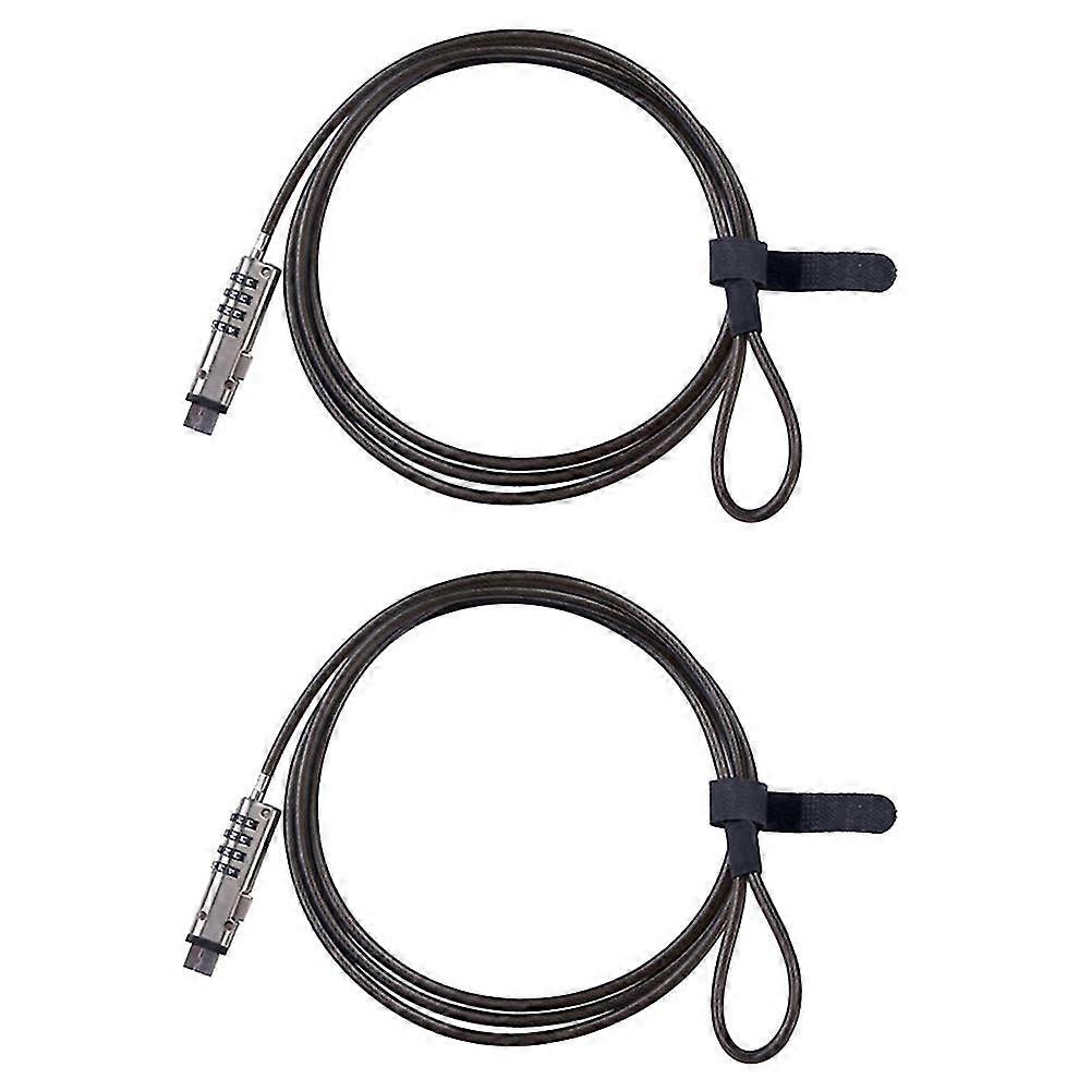 2x 4 Digital Universal Lock Usb Laptop Security Cable Lock For Computer