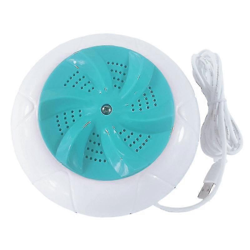 Portable Mini Turbo Washing Machine, Ultrasonic Technology Vortex Washer For Home Travel Clean Clot