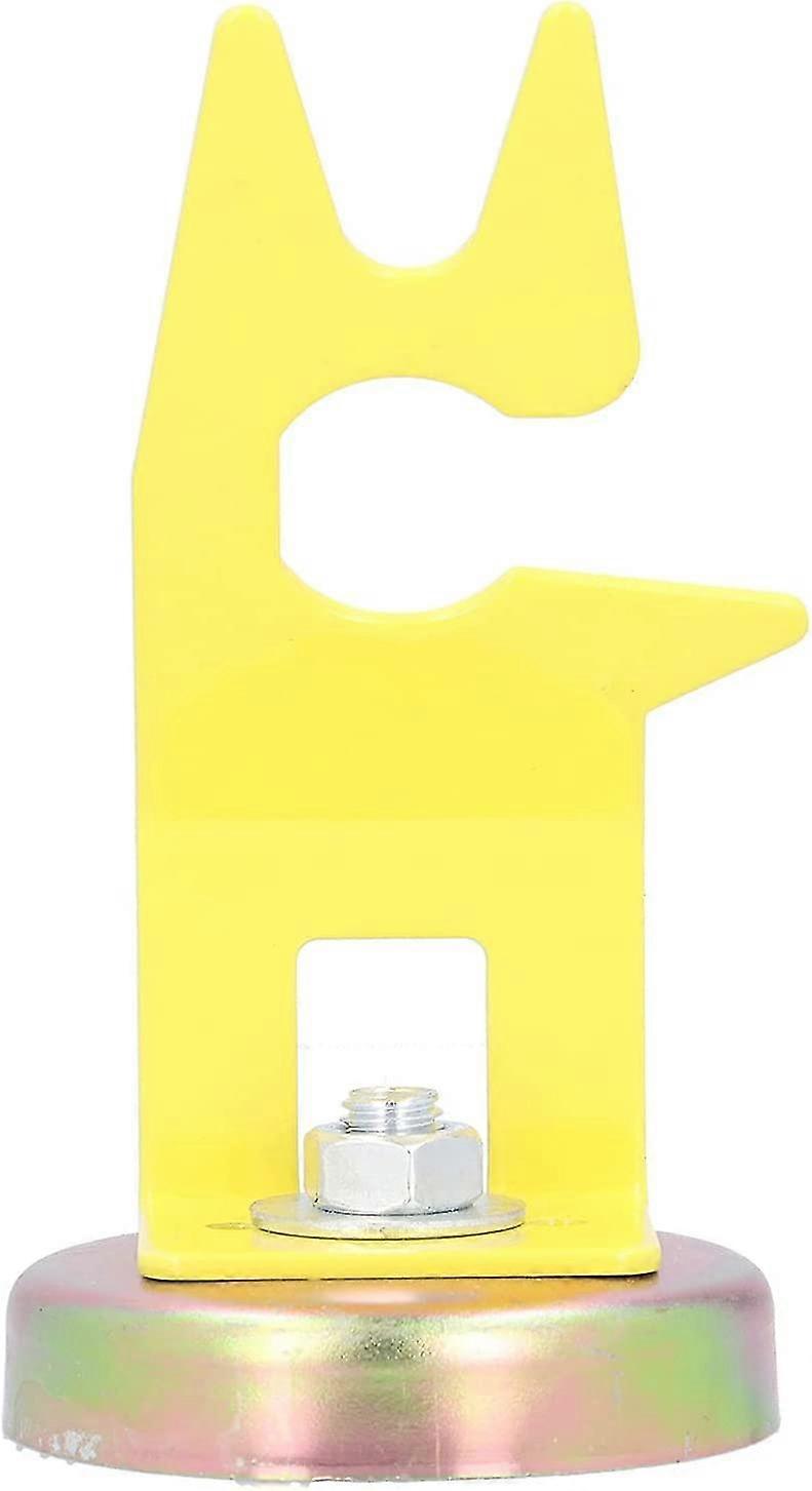 Welding Torch Holder Support Alloy Steel Stand Support Rest Bracket Tool With Magnetic Base Yellow For Tig Welding(yellow)(1pcs)