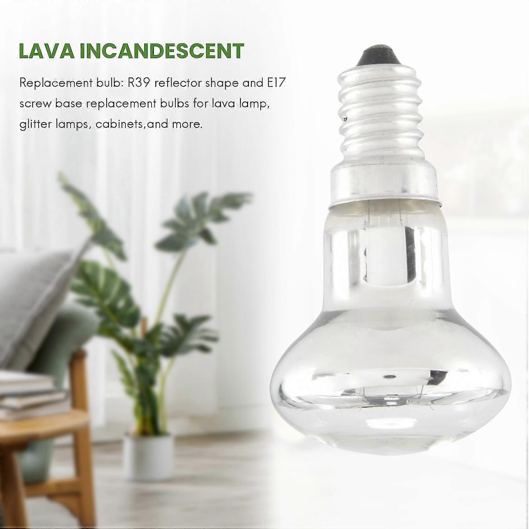 Lanko E14 R39 Glühbirne 30W – Klar, Spot-Form, 3er-Set, Für Lavalampen Und Kleine Strahler, 220