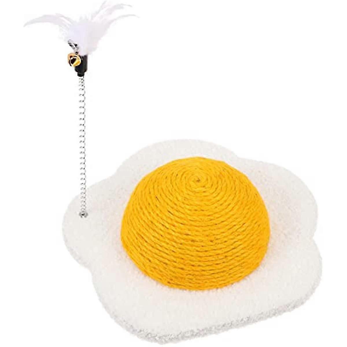 Dog Pacifier h Egg Cat Scratcher Cat Scratcher Egg Yolk Egg Shaped Cat Scratcher Cute Funny Poached Egg Cat Scratch
