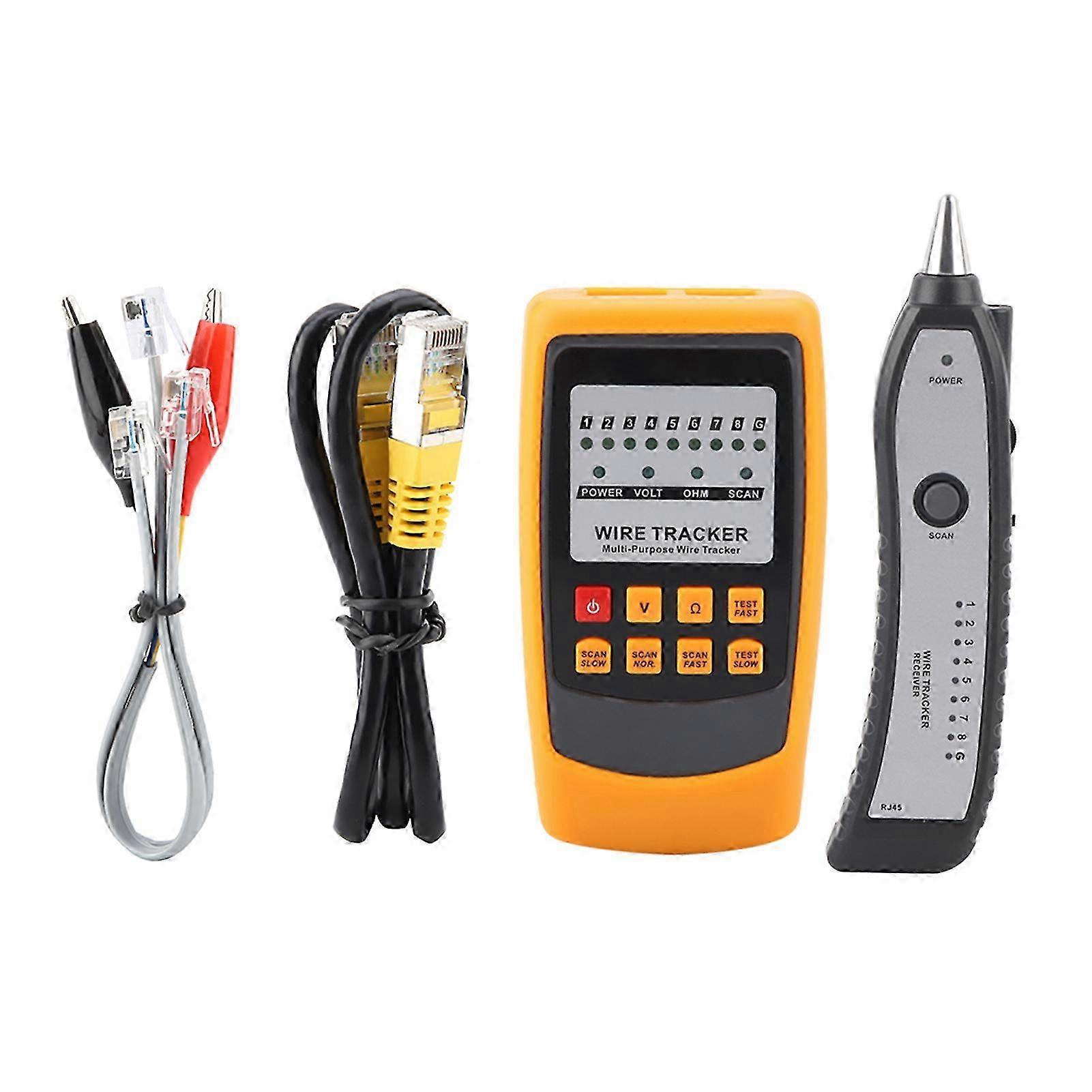 GM60 Handheld Rapid LAN Network Cable Tester Line Finder Wire Tracker Tool
