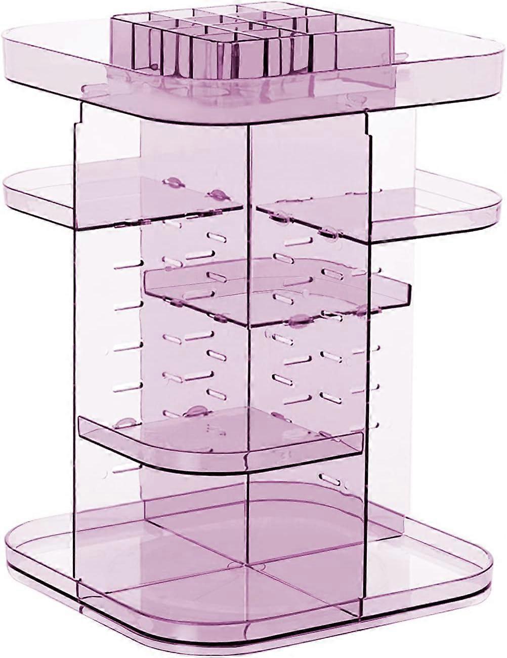 Multi-layer skincare lipstick organizer Rotating shelf