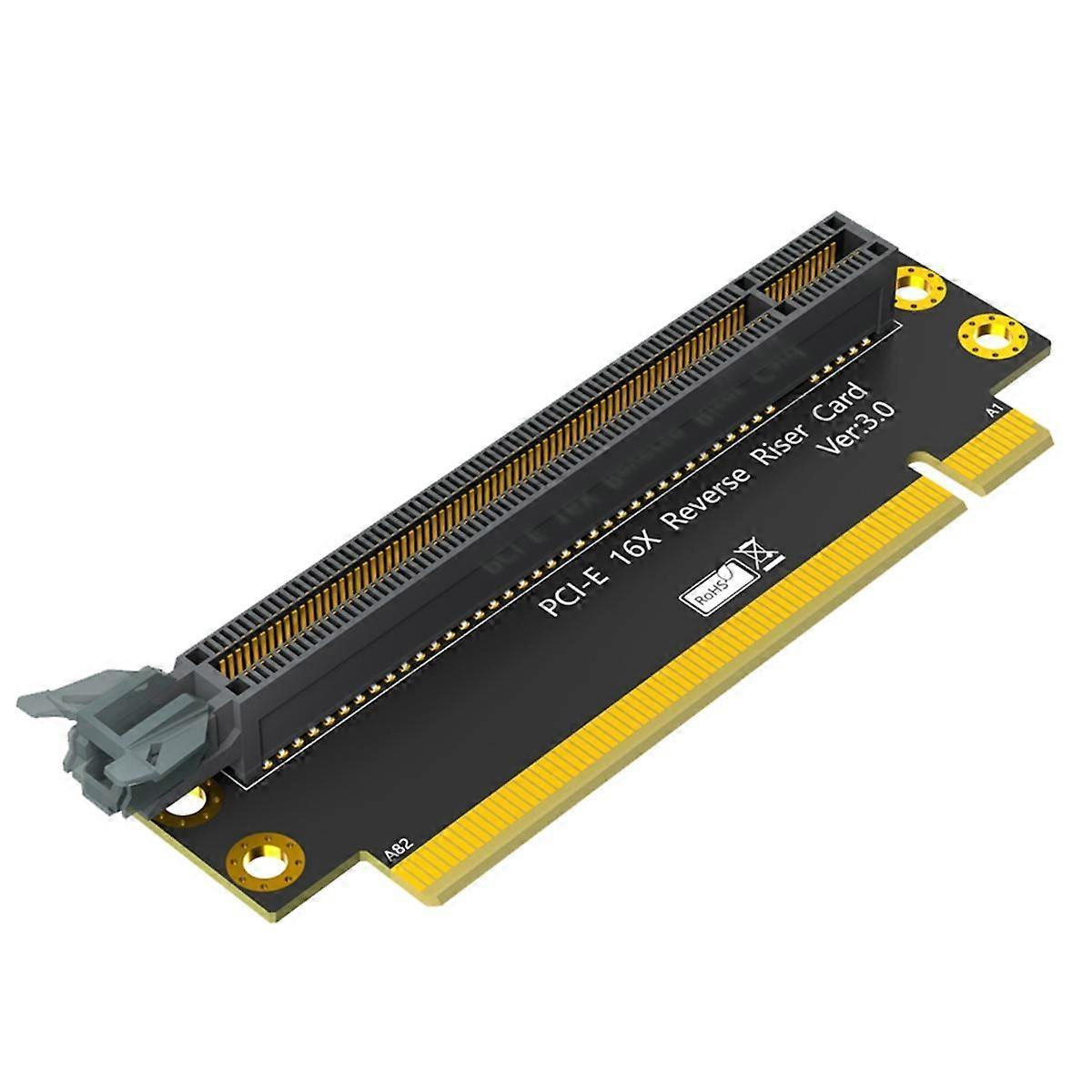 PCI-E 16X 3.0 90 Degree Reverse Male to Female Riser Card for 2U Server (Installation Direction Tow