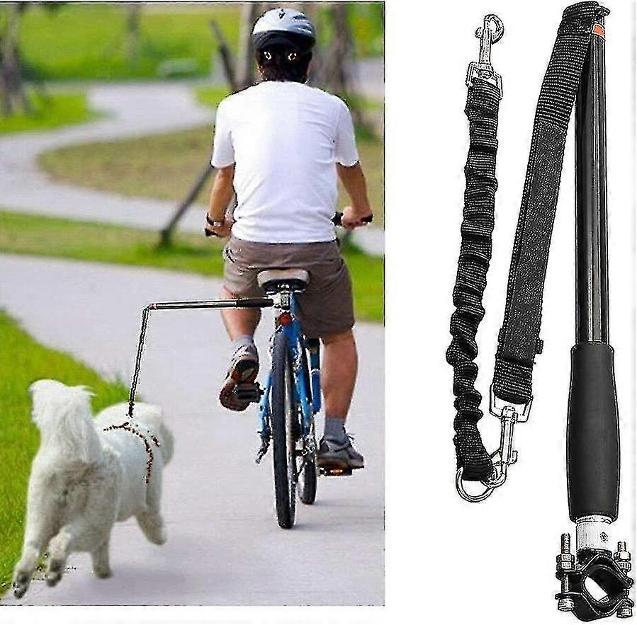 犬用自転車リード 自転車ホルダースペーサー 伸縮性のある犬用リード