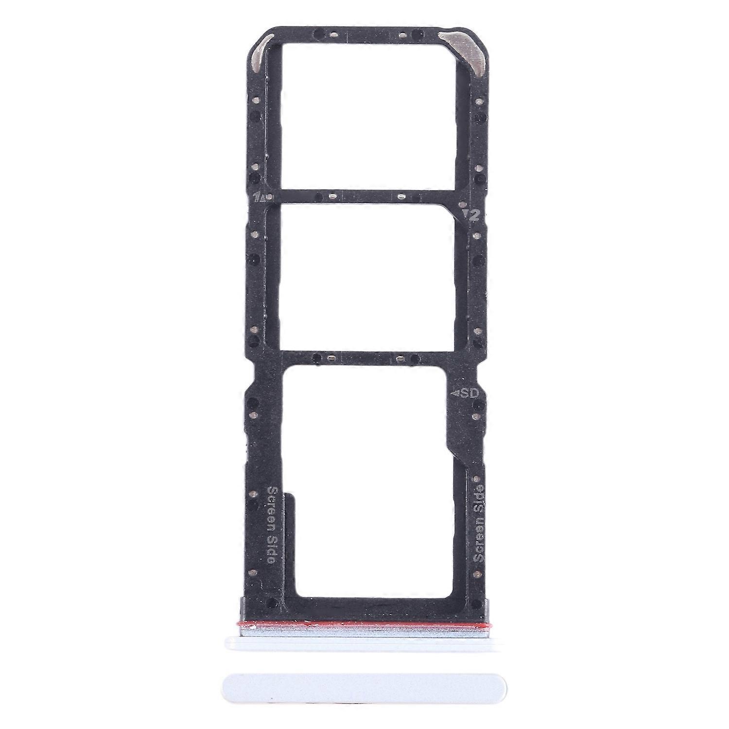 Para Tecno Spark 10 Pro KI7 SIM + Bandeja de tarjetas SIM + Bandeja de tarjetas Micro SD