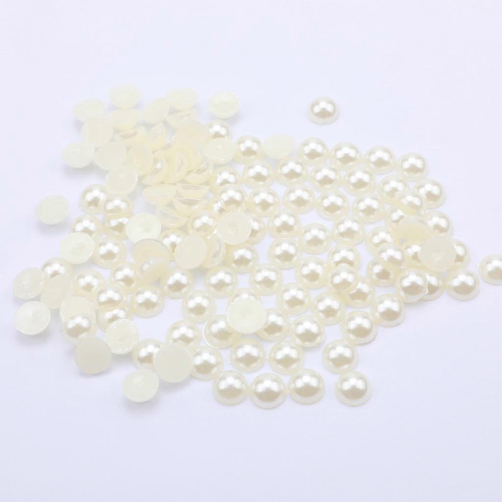4x 100x Half Bead Plastic ABS DIY Garment Making Hat Satchel