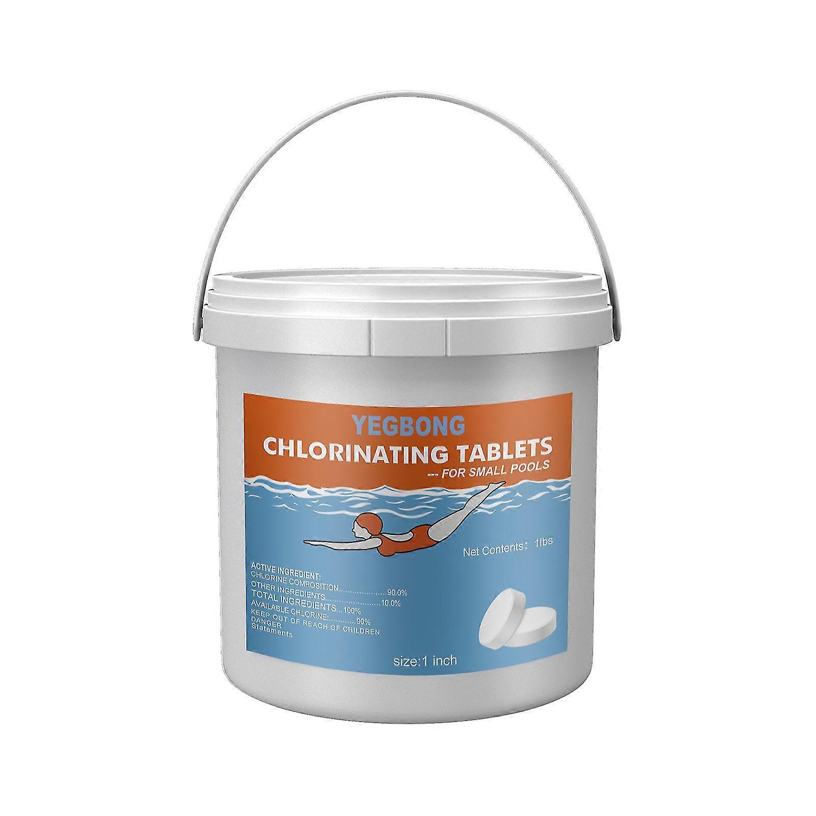 Chlortabletten für Schwimmbäder Langsam auflösende Poolreinigungstabletten für Pool-Spa-Brunnen