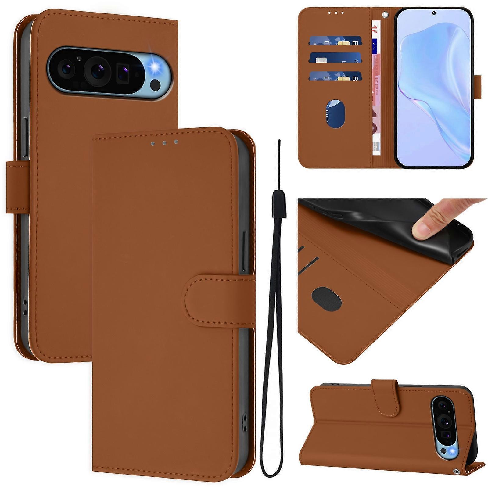 PT01 Skin Feel Leather Case For Google Pixel 9 / Pixel 9 Pro