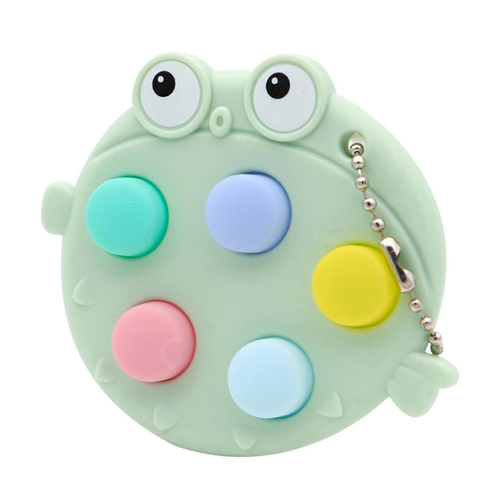 Decompression Fish Bubble Pinch Music Children's Interactive Finger Decompression Bubble Music Toy With Keychain