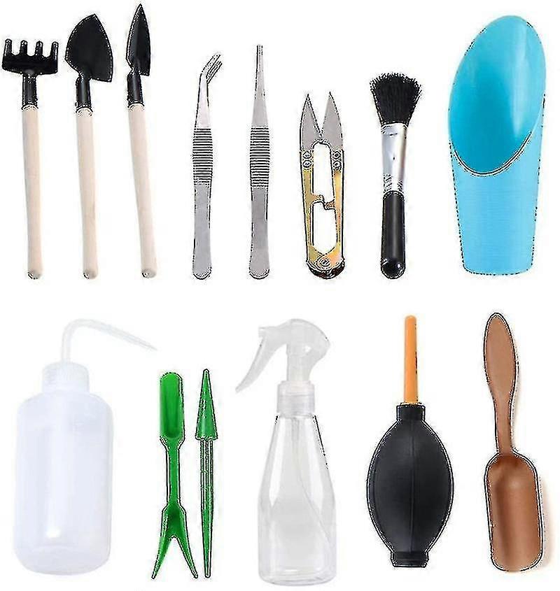 14 Pcs Succulent Plant Tools Set Mini Garden Planting Watering Tool Kit For Plant Care