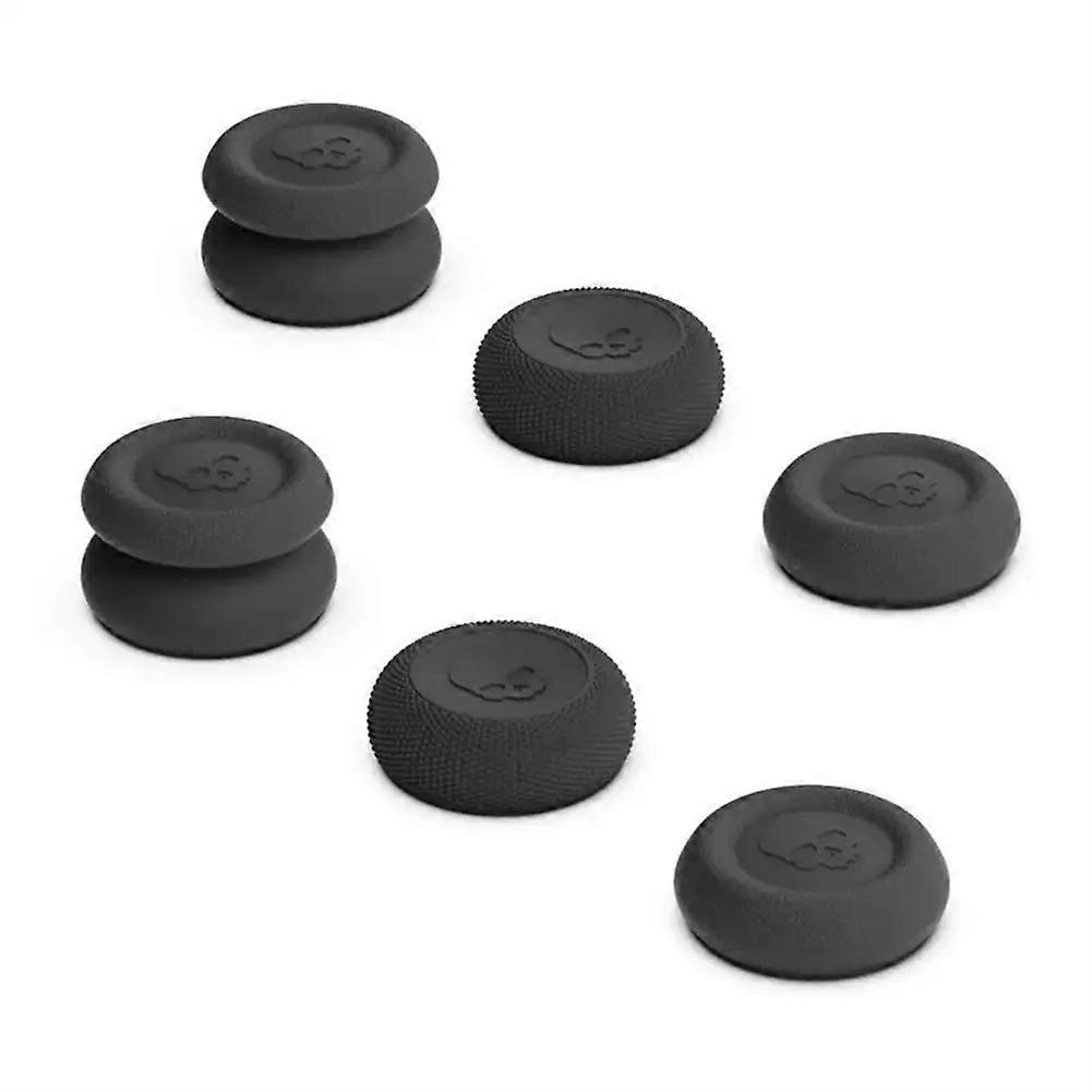 6pcs Thumb Stick Grip Cap Cover for Steam Deck FPS/TPS Chicken Eating Artifact Silicone Non-slip Thumbstick Case Accessories