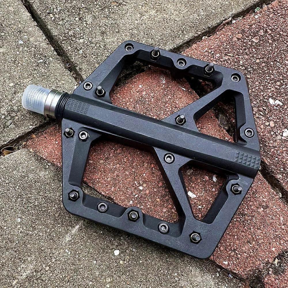 Ultralight Nylon Fiber Mountain Bike Pedal Wear Resistant Solid Color Sealed Bearing Flat Wide Non-slip Mtb Pedal Bicycle Parts