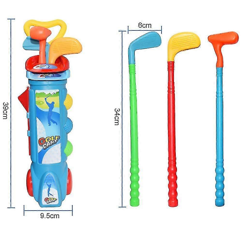 Kids Golf Training Trainer Clubs Set Early Educational For Outdoor Sports Fitness Exercise Toy Kid And Parent Child Activities