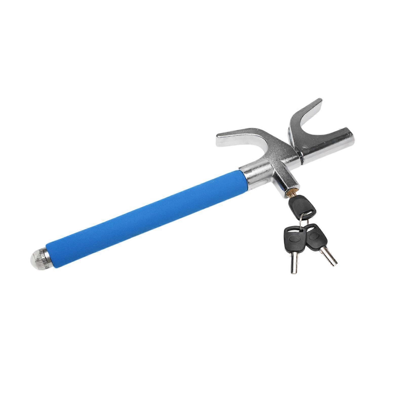 Steering Wheel Lock 43 to 69.5 cm Security Lock Car Thefts Prevent Lock Bar Blue