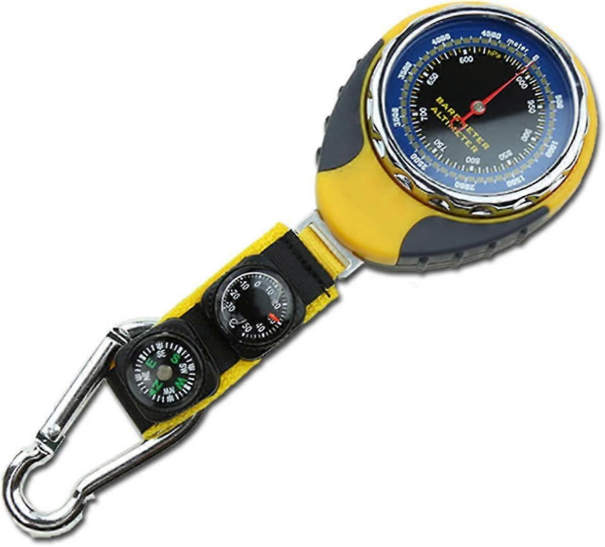 Altimeter,barometer,compass,thermometer,4-in-1 Portable Multifunctional Mountaineering Barometer