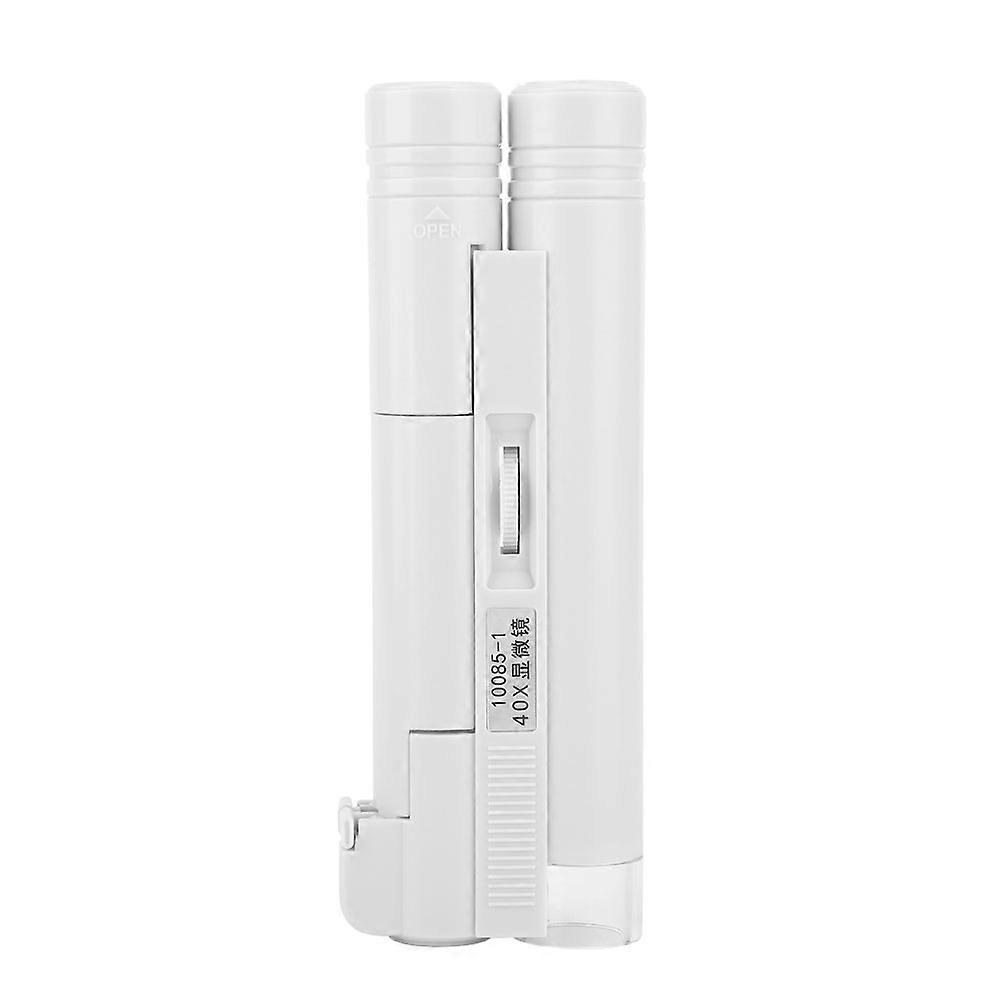 Pocket-sized 40X Zoom LED Microscope Magnifier for Universal Mobile Phones