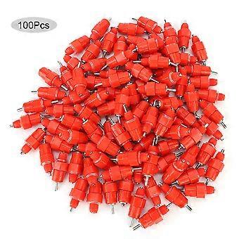 100PCS Automatic Chicken Water Nipple Drinker Feeders Poultry Hen Duck Goose Drinking Machine