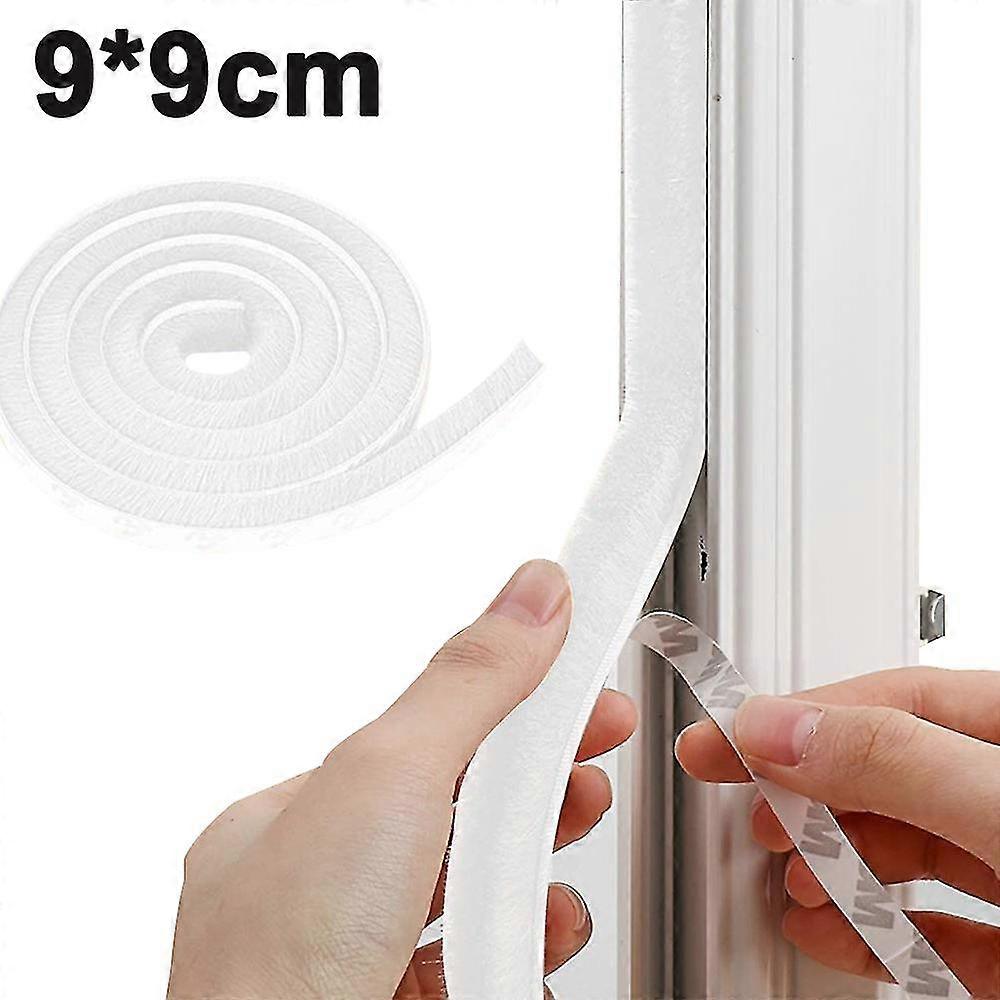 Weatherstripping σφραγίδων βουρτσών για το παράθυρο και την πόρτα, αυτοκόλλητο τσόχα