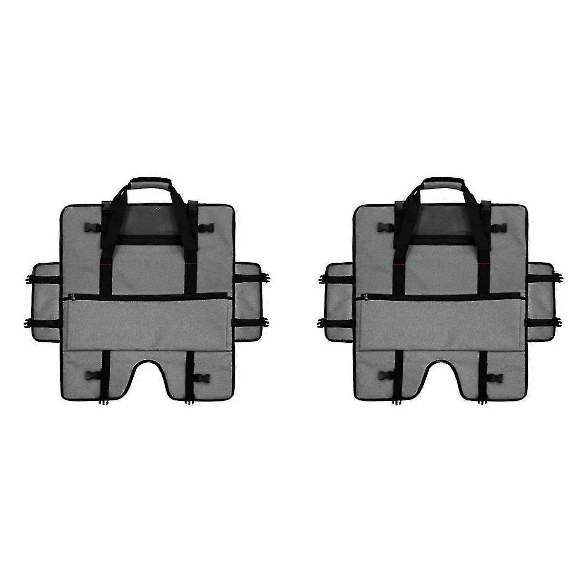 Monitor Carrying Case Portable Computer Display Screen Moving Handbag Reusable Screen Carrying Bag Storage Bag,gray