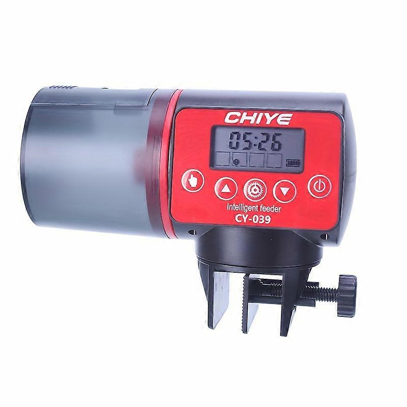 "Sustainable Solution" Smart Aquarium Fish Feeder - Battery-Powered, Slow Feeding For Tropical Fish & Turtles, Durable Abs Material