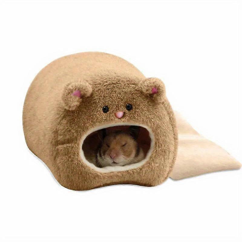 Cozy Hanging Nest - Soft Warm Hamster Bedding Hammock - Winter Sanctuary for Mice, Rats & Squirrels - Secure Cage House Toy - Machine Washable Mat Bed