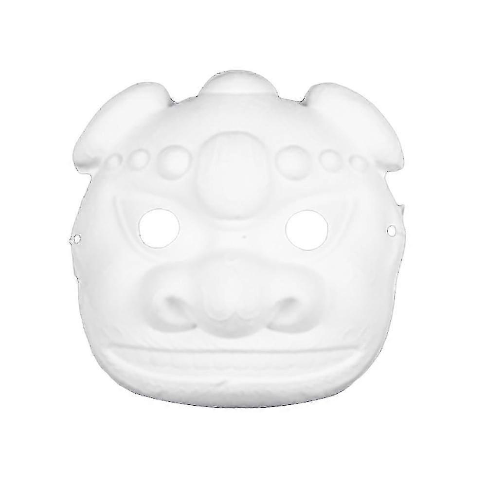 ציור צבעוני ריק נשף מסכות קוספליי מסכת עיסת גן ילדים ציוד diy Jikaix