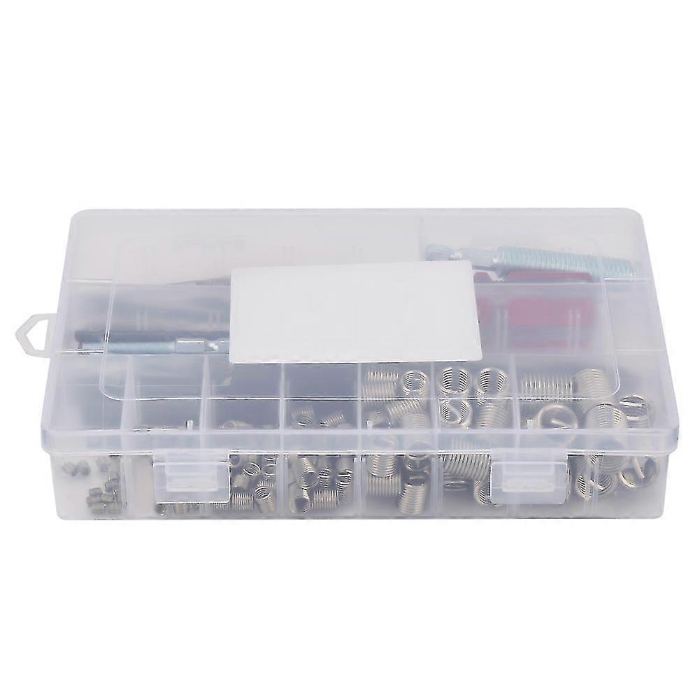 142Pcs Stainless Steel Thread Repair Insert Kit Tool Set