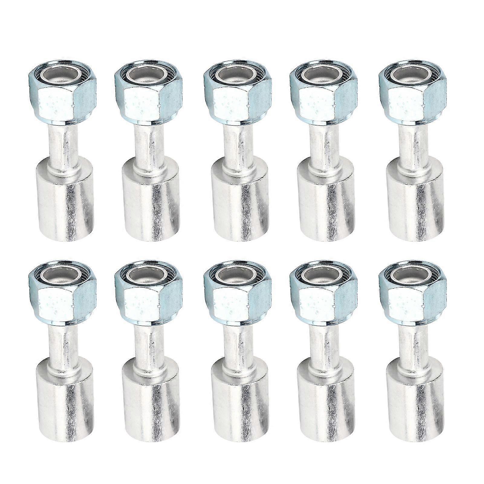 10PCS Car Air Conditioner Connector Straight 180 for Trucks and Engineering Vehicles