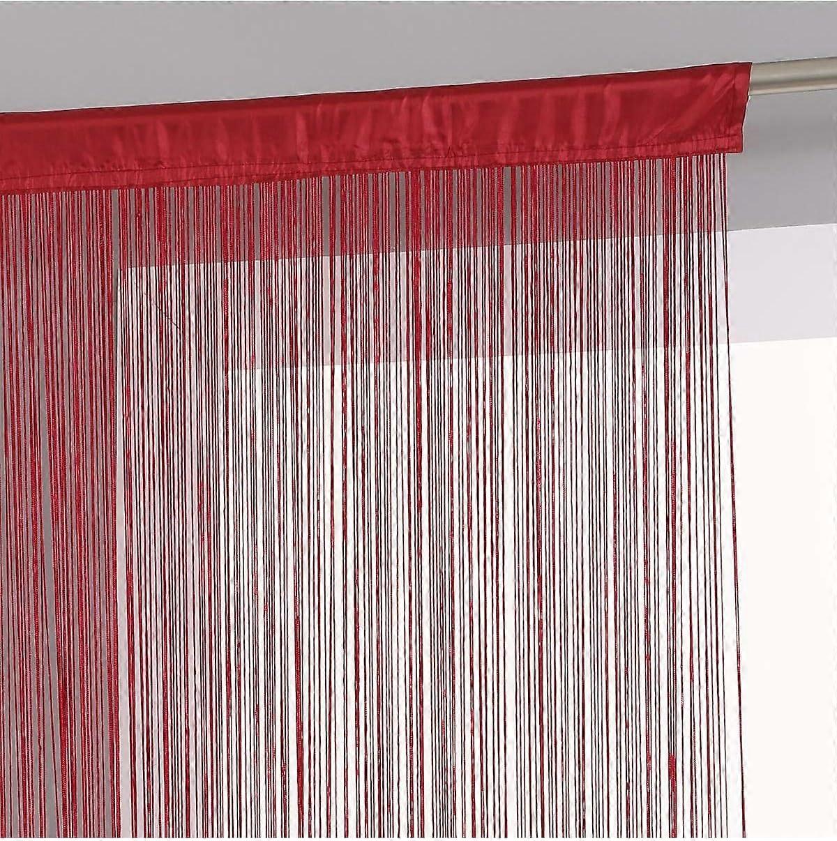 Curtain Thread (Width 100*200 cm) Red