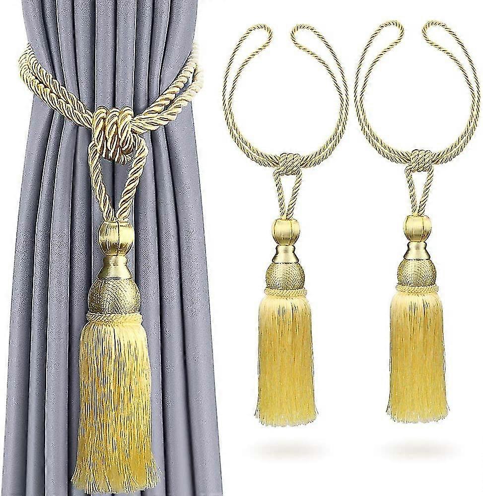 2pcs Tiebacks Curtain Tassels Curtain Tiebacks Tassels Curtain Tiebacks Tassels Gold, Tiebacks For Curtains-yyc