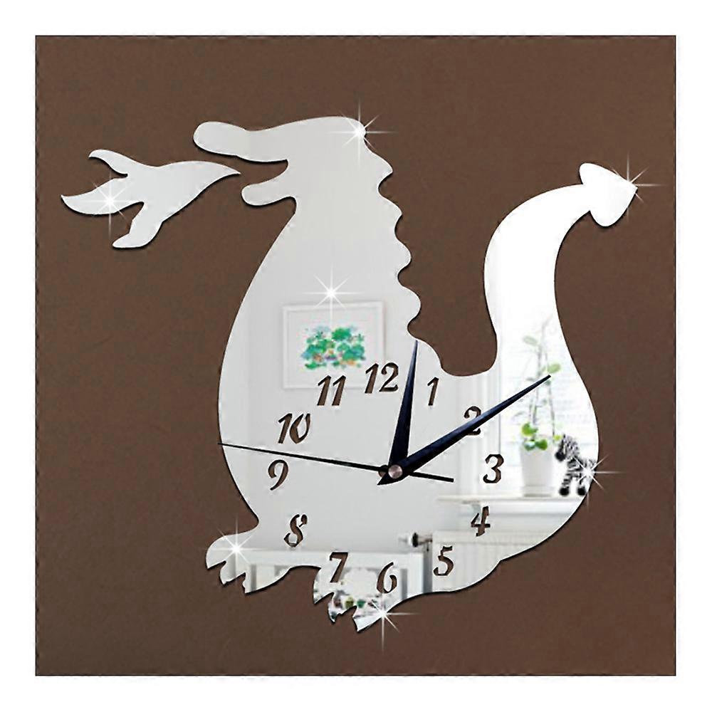 3D kids room decoration wall clock mirror