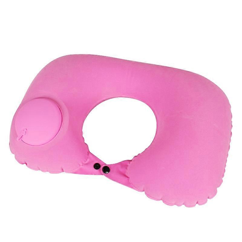 U-shaped Pillow, Colour: Flocked (Rose Red)