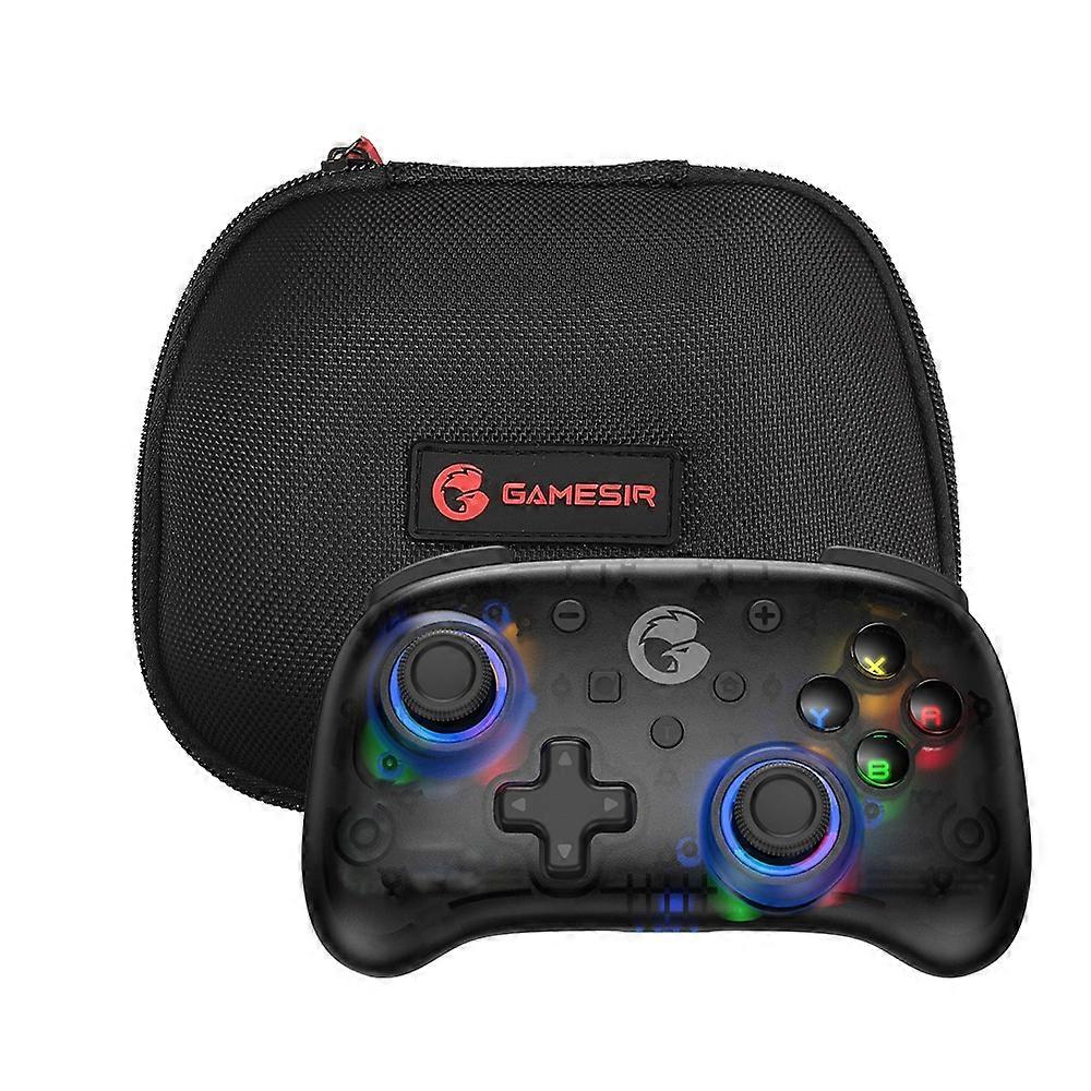 GameSir T4 Mini Bluetooth switch controller gamepad for Nintendo Switch, Apple Arcade and MFi game controller translucent