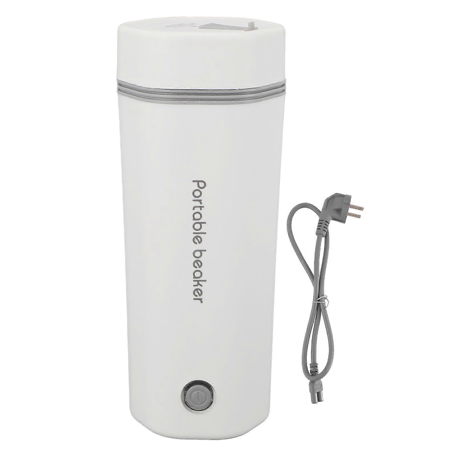Resevattenkokare 300W 350ml Liten Bärbar Vattenkokare Läckagesäker Automatisk Avstängning Snabbkokande Varmvattenberedare Vit EU-kontakt 220V