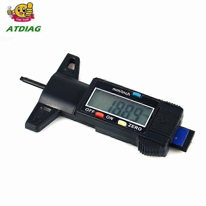 Tire Monitoring System Digital Car Tyre Tire Tread Depth Gauge Meter Measurer Tool Caliper Thickness Gauges Tread Brake Pad Shoe