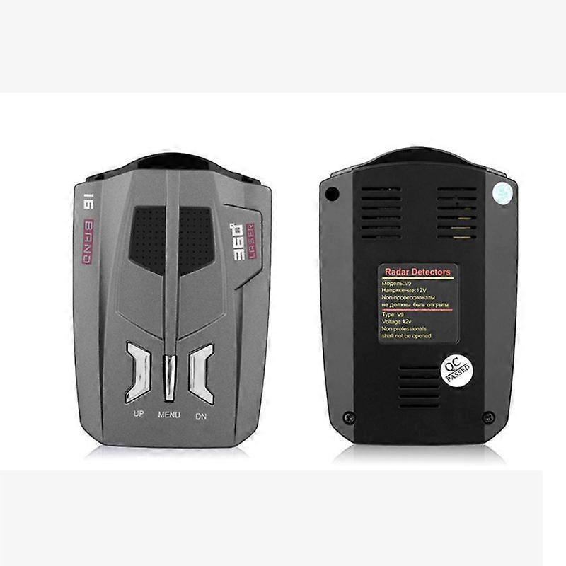 V9 Car Trucker Speed 360 Degrees Vehicle Radar Detector Voice Alert Warning 16 Band Auto LED Display English / Russian version