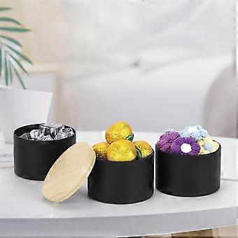 24 Pots à Bougies Noirs 4 Oz Avec Couvercles – En Métal, Pour Fabriquer Des Bougies Maison, Savons, Ou Rangement Petit Bricolage
