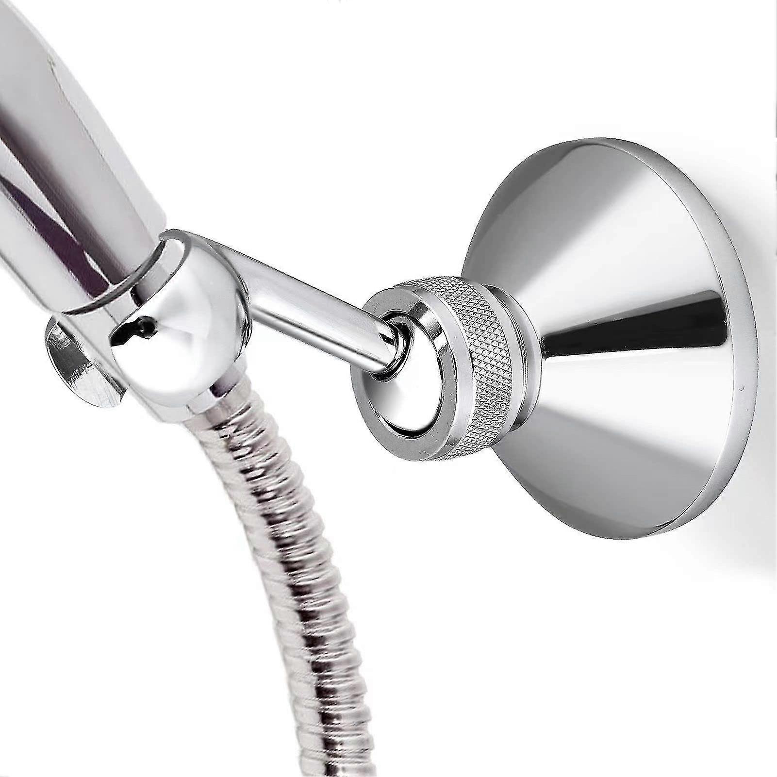 Chrome Plated Adjustable Shower Head Holder For Standard Shower Hose