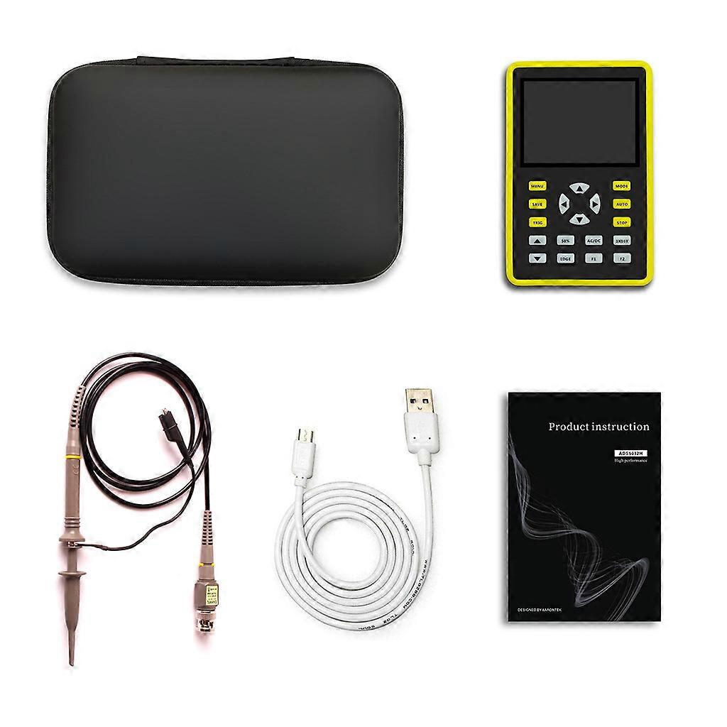 Digital Oscilloscope with 3 Modes 2.4'' IPS LCD 500MS/s Sampling Rate 100MHz