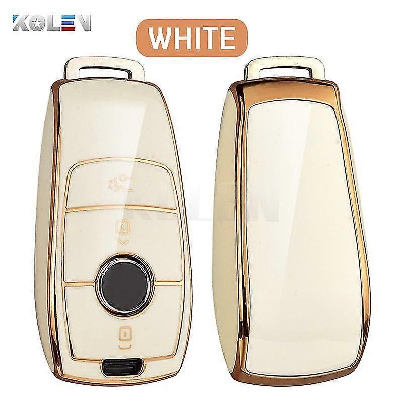 Moda tpu auto telecomando chiave custodia guscio per mercedes benz a c e s g class glc cle cla glb gls w177 w205 w213 w222 x167 amg