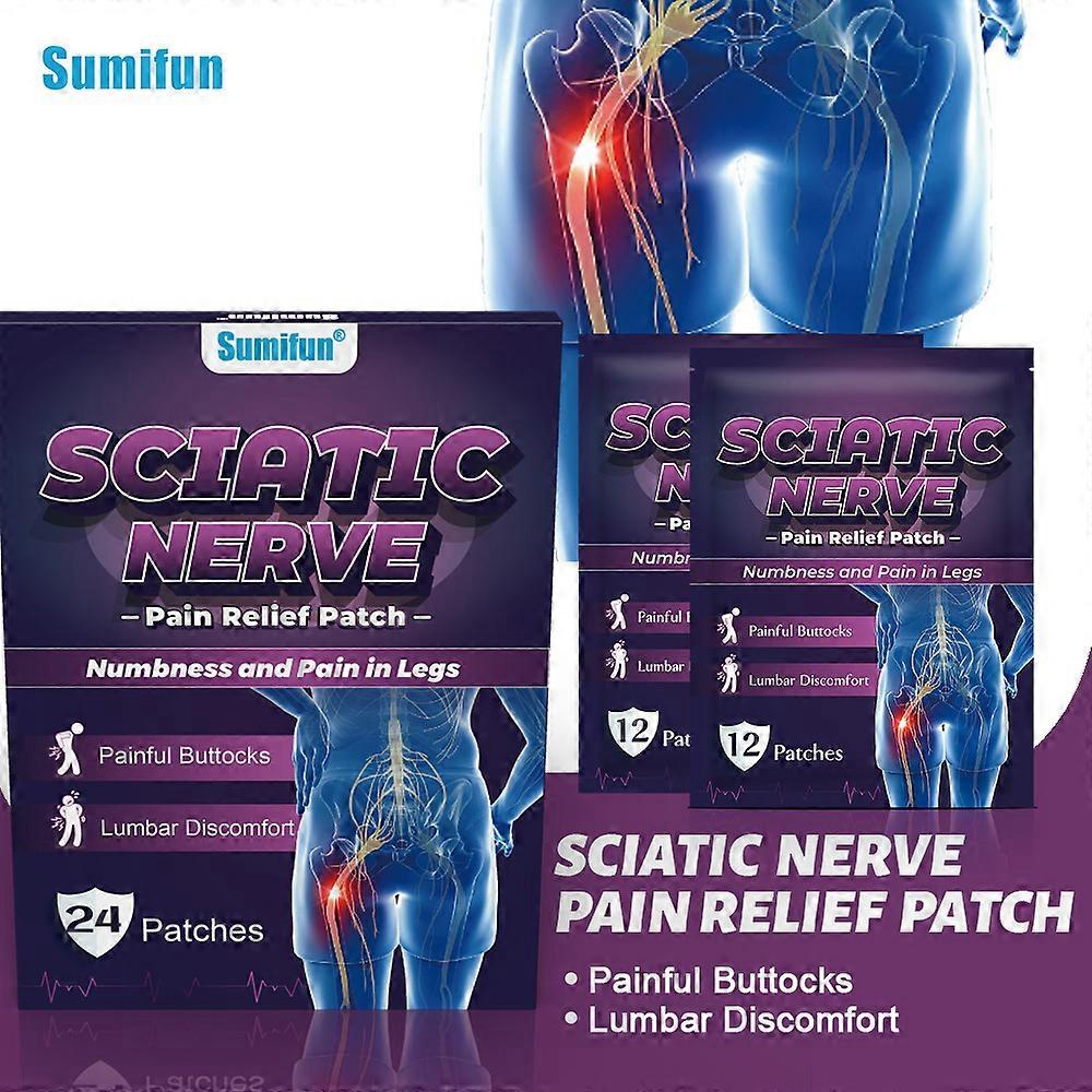 Sumifun Sciatic Nerve Acupoint Patch Multifunctional Elastic Tissue Release Muscle Patch