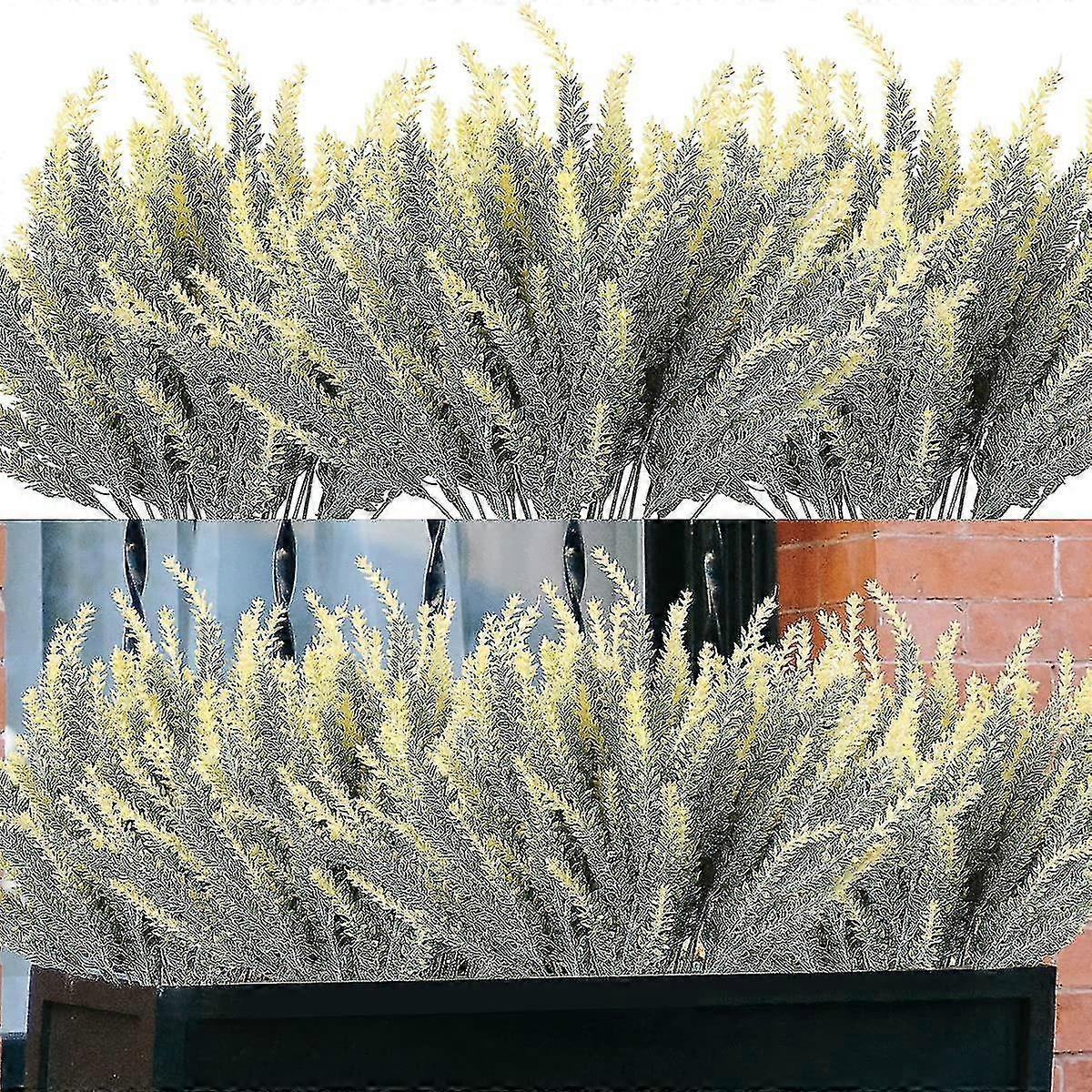 10 klaser af kunstige blomster Plastic lavendel Simulation Behårede Hvede Ører