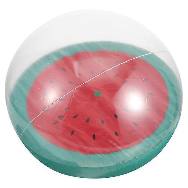 1Pc Watermelon Modeling Ball Inflating Beach Playing Ball Party Supplies
