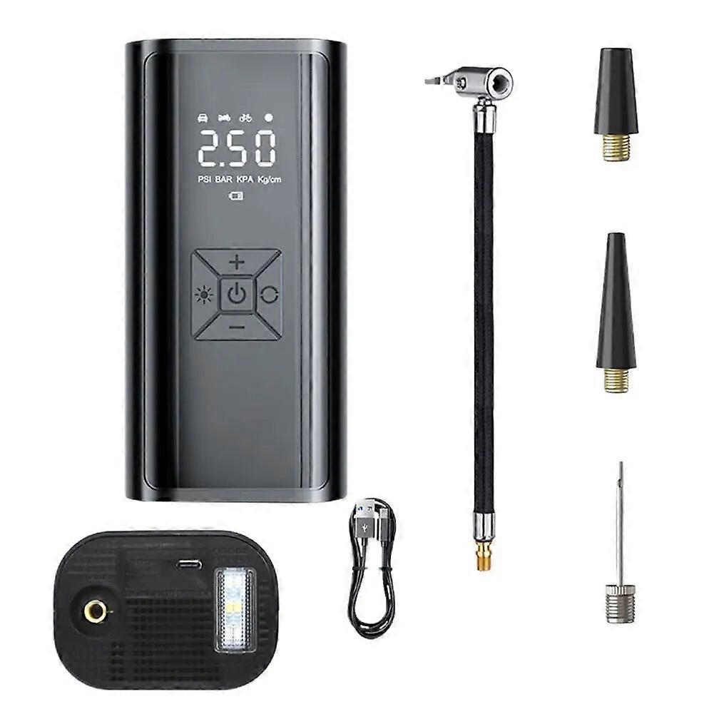 Automatic Air Pump LED Display Handheld Air Pump Intelligent Multifunctional Air Pump for Vehicle Motorcycle for Car Tyre Balls