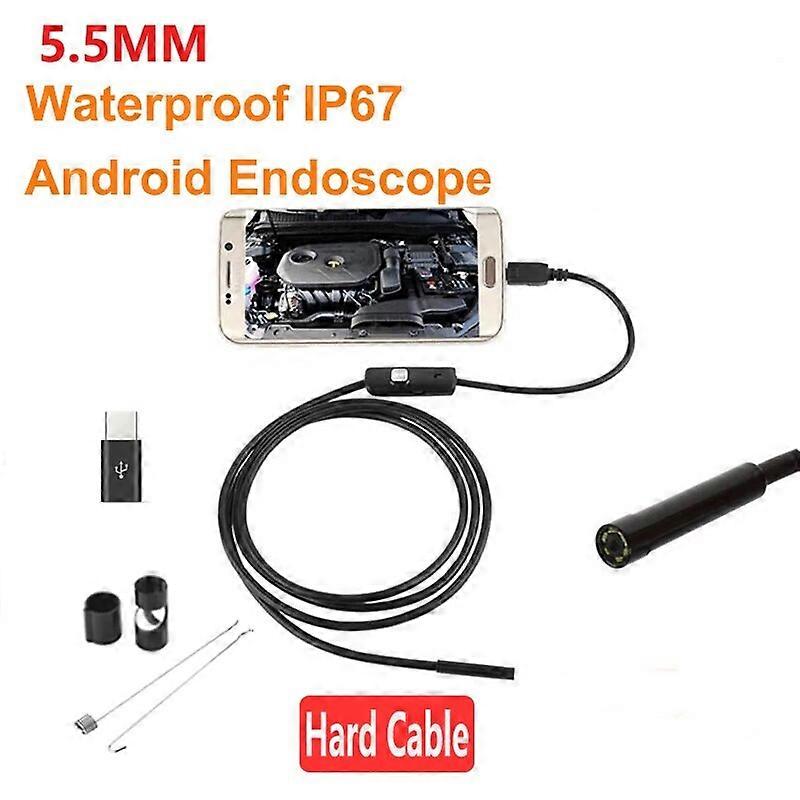 Type C Endoscope Camera Flexible Mobile Borescope Phone USB For Cars Endoscope For Android Smartphone Endoscopic Camera Probe
